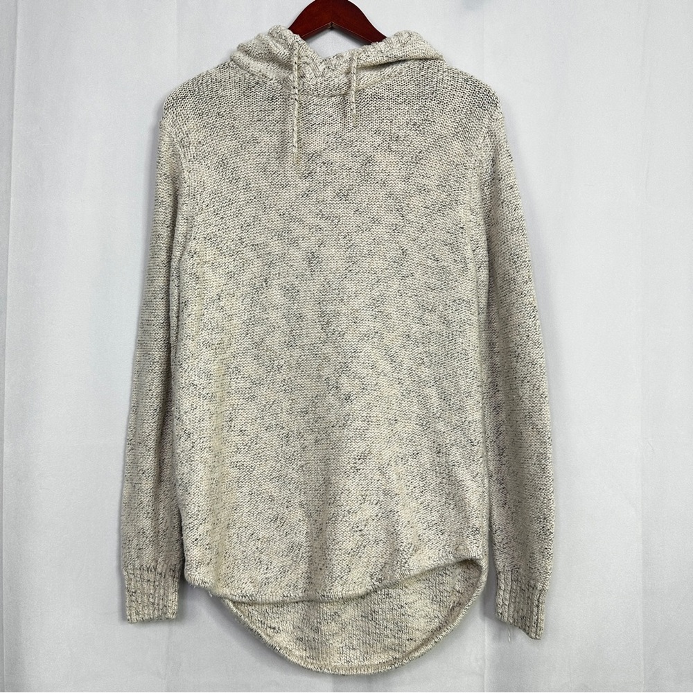 Retrofit Sweater Hoodie Long Sleeve Womens Oversized White Casual Small